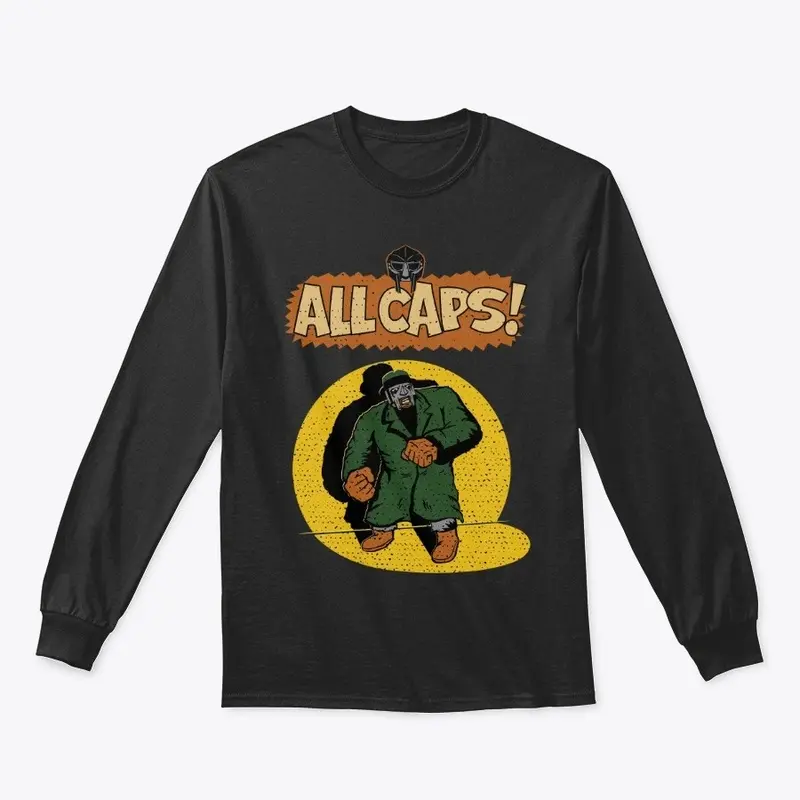 All Caps MF Doom T Shirt