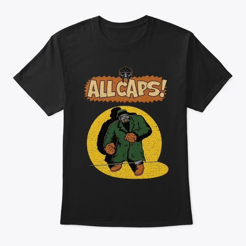 All Caps MF Doom T Shirt